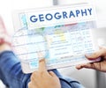 Geography Map World Climate Details Concept Royalty Free Stock Photo