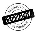 Geography rubber stamp