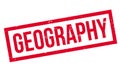 Geography rubber stamp