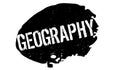 Geography rubber stamp