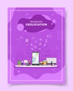 Geolocation people around smartphone map in display van truck calculator chart board for template of banners, flyer, books cover,