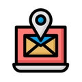 Geolocation seo Isolated Vector icon which can easily modify or edit Royalty Free Stock Photo