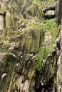 Geologic formation in Skellig Michael Royalty Free Stock Photo