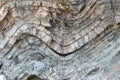 Geologic Fold In Rock Royalty Free Stock Photo