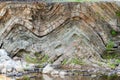 Geologic Fold In Rock Royalty Free Stock Photo