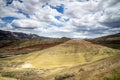 Geological formation at Painted Hills, John Day Fossil Beds National Monument, Mitchell, Central Oregon, USA Royalty Free Stock Photo