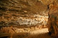 Interior of Maquine cave in Minas Gerais state in Brazil. Touristic place open to public visitation