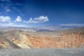 Geological Formations in Ubehebe Volcano in Death Valley National Park. The Ubehebe Crater is the largest crater in Death Valley. Royalty Free Stock Photo