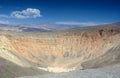 Geological Formations in Ubehebe Volcano in Death Valley National Park. The Ubehebe Crater is the largest crater in Death Valley. Royalty Free Stock Photo