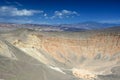 Geological Formations in Ubehebe Volcano in Death Valley National Park. The Ubehebe Crater is the largest crater in Death Valley Royalty Free Stock Photo