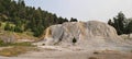 Geological formations of Yellowstone National Park Royalty Free Stock Photo