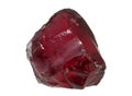 Natural crimson crystal of garnet-pyrope mineral Royalty Free Stock Photo