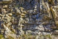 Geological hammer on the rocks Royalty Free Stock Photo