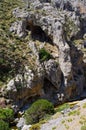 Geological layers on Crete island, Greece