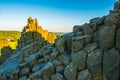 Geological magma monument of the Panska rock, Kamenicky Senov, Herrnhausfelsen, Czech Republic