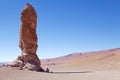 Geological monolith close to Salar the Tara, Chile