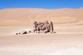 Geological monoliths close to Salar the Tara, Chile