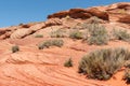 Geological rock hill with stratification effect from weathering over millennia