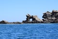 Geological rocks in Crete, Greece Royalty Free Stock Photo