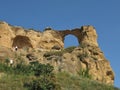 Geological and tourist attraction, Mount Koltso. Kislovodsk, Royalty Free Stock Photo