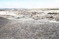 Geological Unusual rock formations, Valle de la Luna (moon valley), Ischigualasto national park, paleontological reserve Royalty Free Stock Photo
