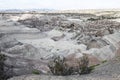 Geological Unusual rock formations, Submarine Valle de la Luna , Ischigualasto national park, paleontological reserve Royalty Free Stock Photo