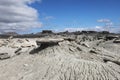 Geological Unusual rock formations, Valle de la Luna Ischigualasto National Park, paleontological reserve Triassic