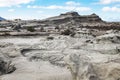 Geological Unusual rock formations, Valle de la Luna, Ischigualasto National Park, paleontological reserve Triassic Royalty Free Stock Photo