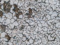 Geology.Dried-up riverbeds and lakes. Drought, global warming and climate change. Cracked dry earth and soil.Dry desert, drought Royalty Free Stock Photo