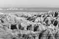 Geology Rock Formations Badlands National Park South Dakota Royalty Free Stock Photo