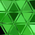 Abstract geomatics triangle block pattern green wallpaper Royalty Free Stock Photo