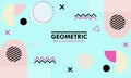 Geomentric background with modern style and minimalist concept