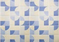 Geometic ceramic tiles wall decoration texture background