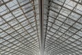 Geometic symmetry of a roof in Paris Royalty Free Stock Photo
