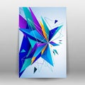 Geometric abstract art featuring overlapping angular Royalty Free Stock Photo