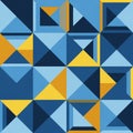 Geometric abstract artwork featuring a grid of interconnected Royalty Free Stock Photo