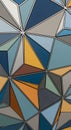 Geometric abstract artwork featuring a pattern of interconnected Royalty Free Stock Photo