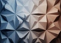 Geometric abstract artwork featuring a three-dimensional pattern Royalty Free Stock Photo