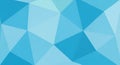 Geometric abstract background composed of various shades of blue polygons. The Royalty Free Stock Photo