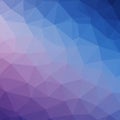 A geometric abstract background featuring an array of polygons with a gradient color Royalty Free Stock Photo
