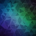 Geometric abstract background featuring a polygonal pattern made of inte Royalty Free Stock Photo
