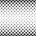 Geometric abstract black and white rounded square pattern background design with diagonal squares Royalty Free Stock Photo