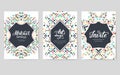 geometric abstract brochure cards set. ethnic style template of flyer, magazines, poster, book cover, banners. Active