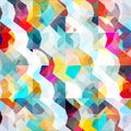 Geometric abstract color pattern in graffiti style. Quality vector illustration for your design