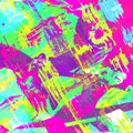 Geometric abstract color pattern in graffiti style. Quality vector illustration for your design Royalty Free Stock Photo