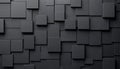 Geometric Abstract Dark Blocks Background with Layered Textures and Minimalist Shadowy Design Royalty Free Stock Photo