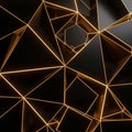 The composition includes hexagons and triangles, forming a dynamic Royalty Free Stock Photo