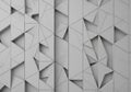 A geometric abstract design features a series of interlocking triangles and polygons, creating a Royalty Free Stock Photo