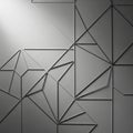 Geometric abstract design featuring intersecting lines Royalty Free Stock Photo
