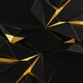 Geometric abstract design featuring sharp, angular shapes intersecting in a mosaic pattern Royalty Free Stock Photo